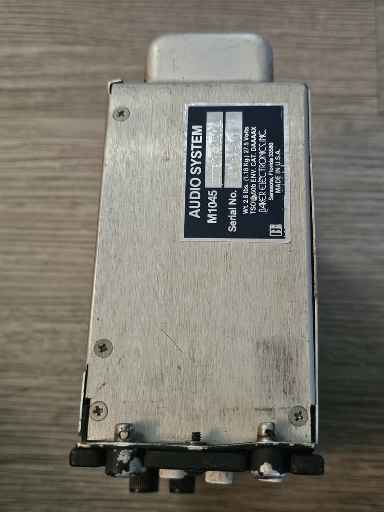 Baker Electronics M1045 Audio System M1045 BEBC-AAO1 Aviation Control Panel