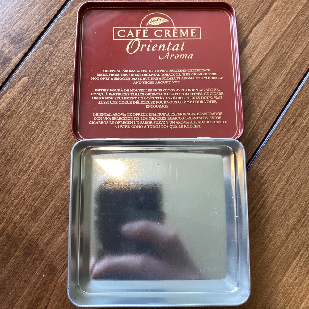 Cafe Creme Tin Box Mini empty