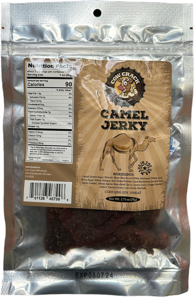 Cow Crack Camel Jerky 2.75 oz