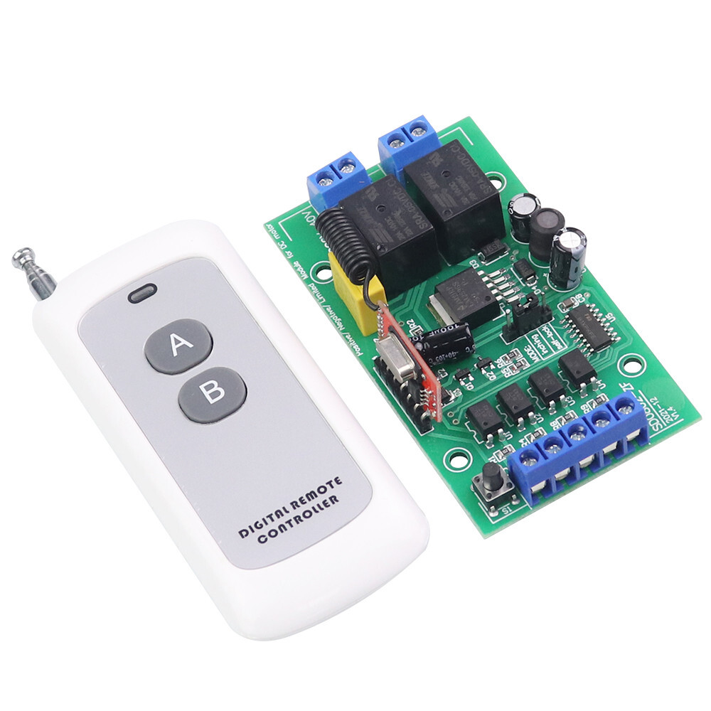 6V 12V 24V Remote Limit Switch DC Motor Forward Reverse Controller Board MAX 20A
