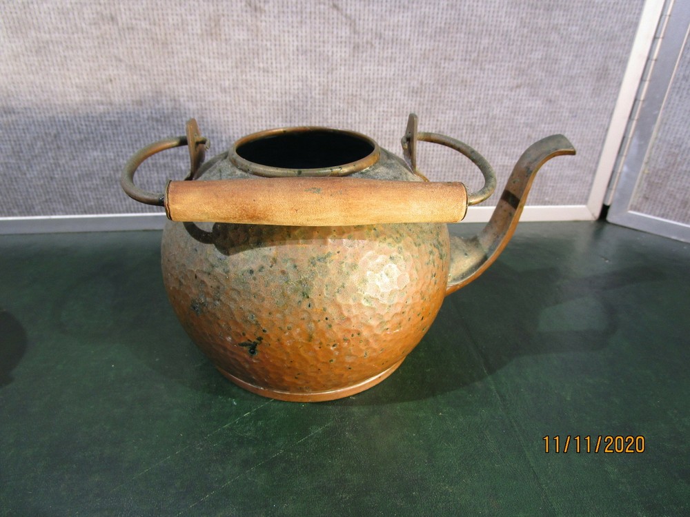 2 Vintage Recuerdo Chile Copper Pots