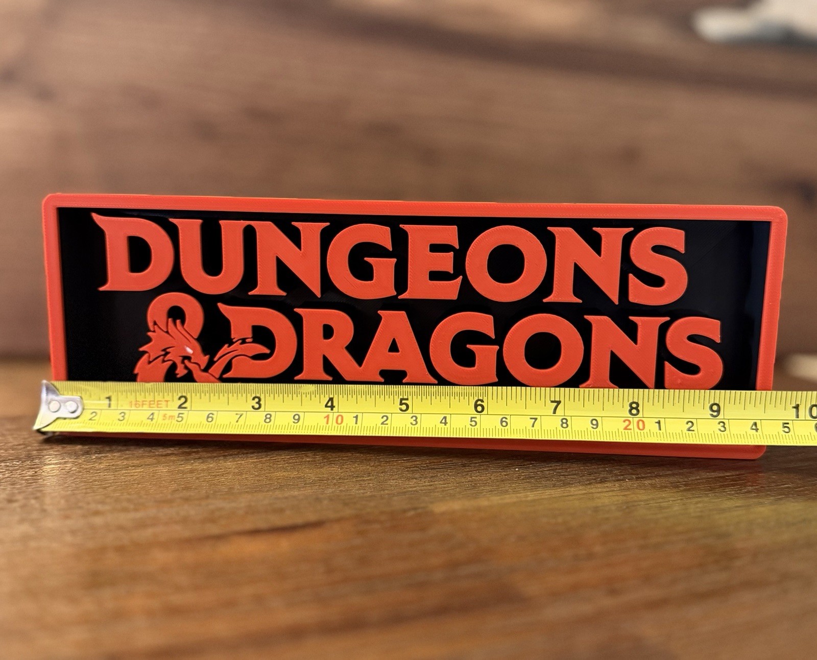 Dungeons & Dragons 3d Cinema Film Sign Box Tabletop RPG Game Room Decor