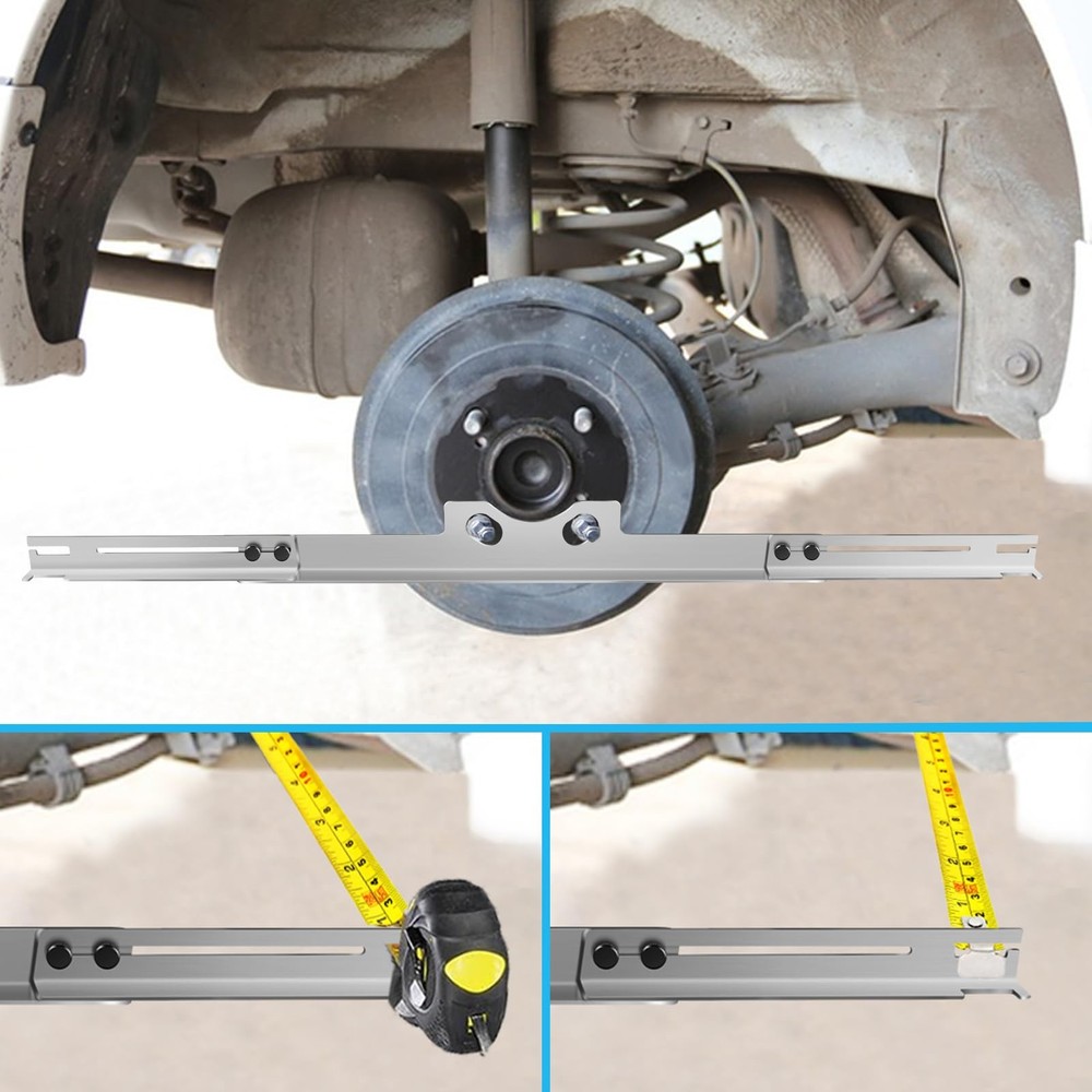 Ertuohg Wheel Alignment Tool Plates, Stainless Steel Toe Silver