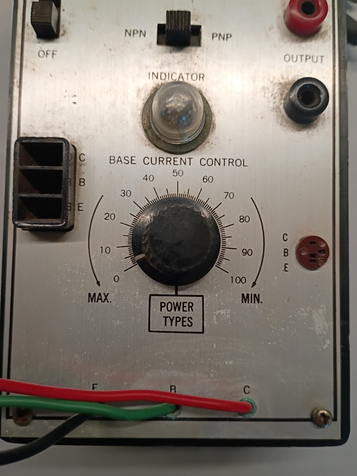 Vintage 1968 Micronta Dynamic Transistor Checker 22-024 - Untested