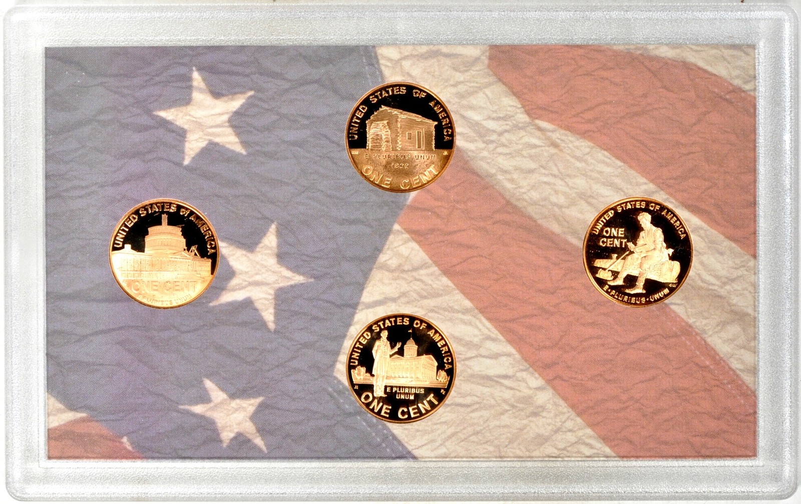 (4-Piece Proof Set) 2009-S 1C Lincoln Bicentennial Cents Set
