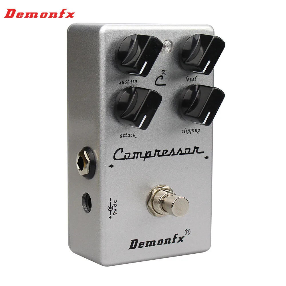 High Quality 4-Knob Compressor Guitar Effect Pedal Compressor With True Bypass