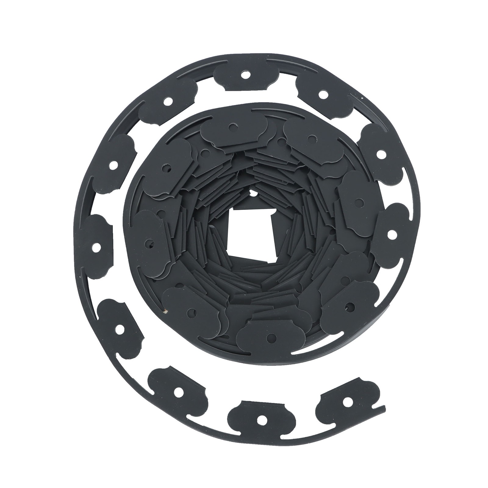 No Dig Lawn Border L-shaped Lawn Garden Edging Kit With Anchoring Spikes Plastic