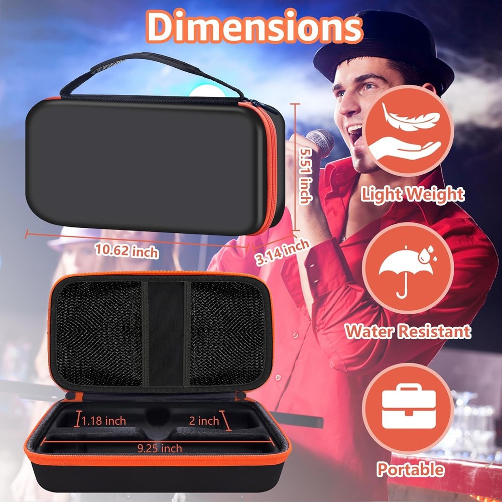 Wireless Microphone Case Compatible with JBL Wireless Two Microphone System