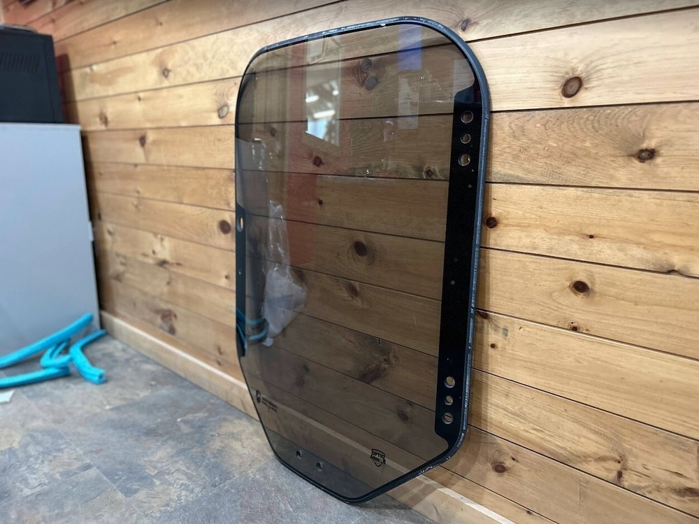 Tinted Bobcat M Series 2-Hole Forestry Windshield Replacement #7155308