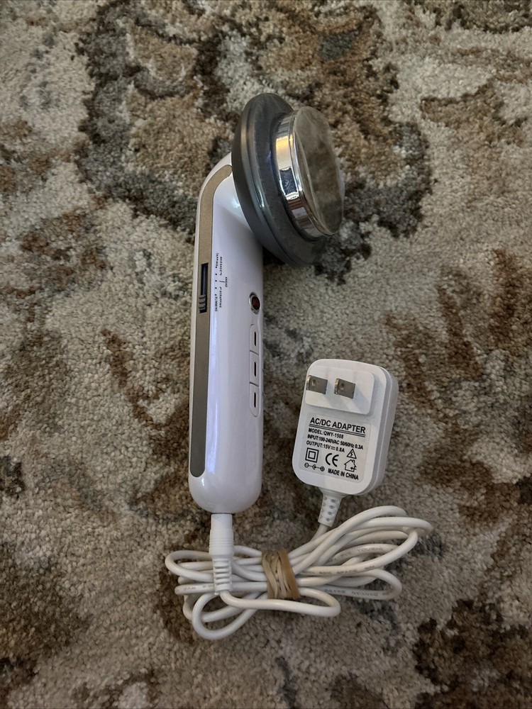 Inferated handheld utrasonic microcurrent machine White W/charger