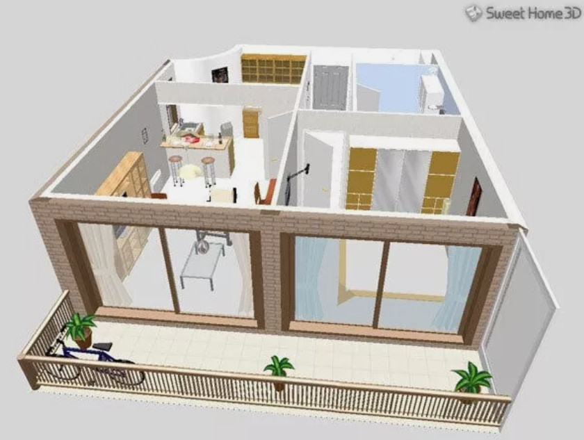 Sweet Home 3D - Graphic Interior Design CAD Architect Software - WINDOWS CD-ROM