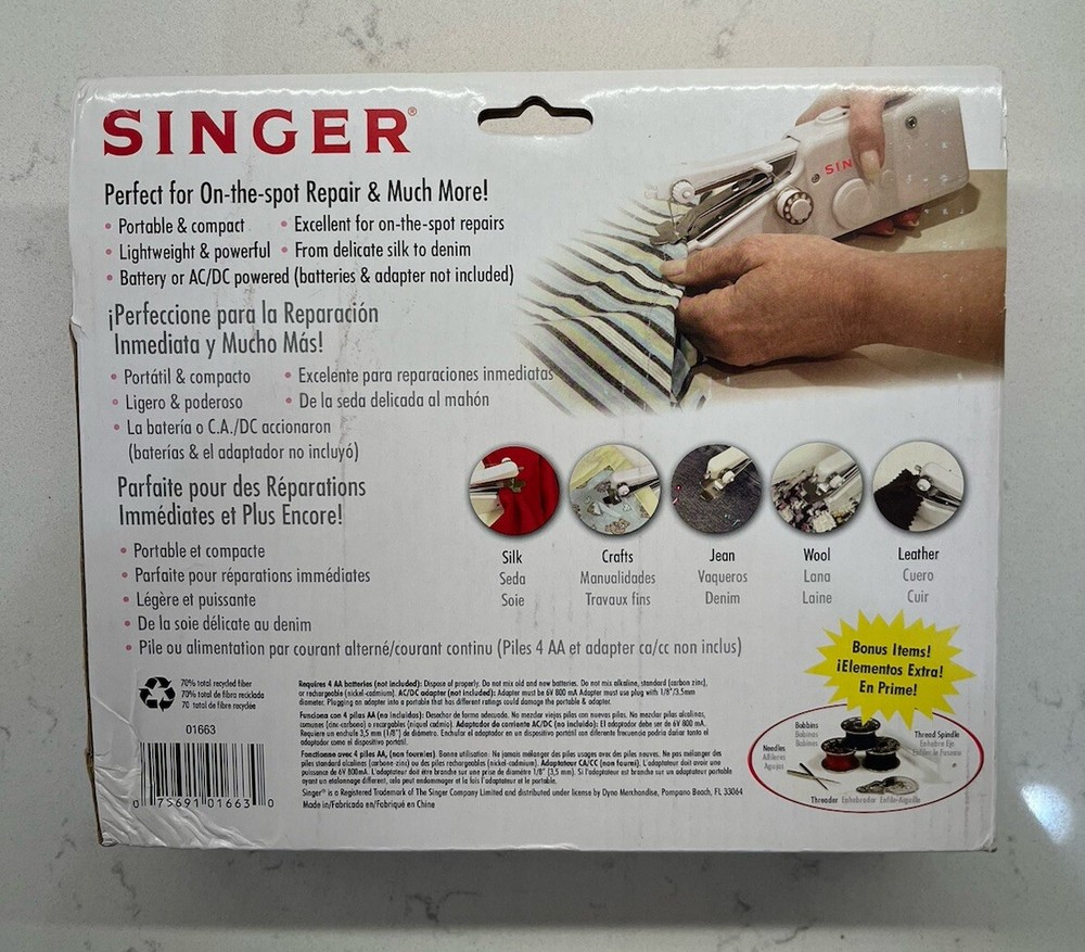 Singer Stitch Sew Quick Mechanical Sewing Machine With Box