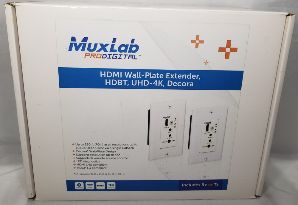 MuxLab 500451-WP-DEC-TX HDMI Transmitter for Decora Wall Plate
