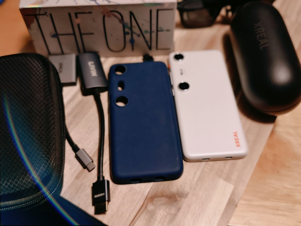XREAL One AR Glasses with  full setup and extras
