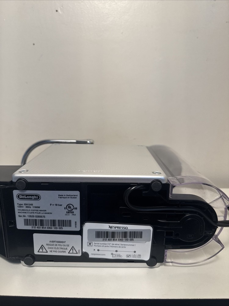 Nespresso Pixie Espresso Maker Parts Only Complete Never Used BA