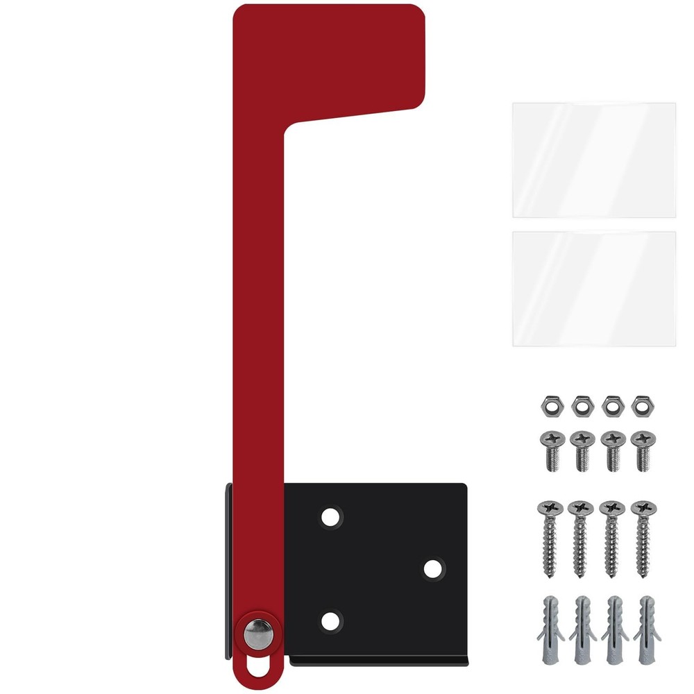 Mailbox Flag Replacement Kit, Galvanized Steel Flag for Mailbox, Mailboxes Ac...