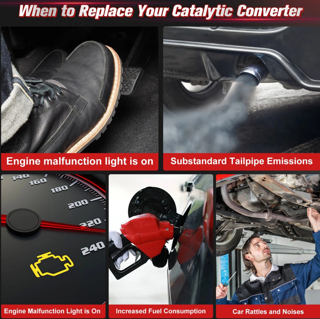 Complete Exhaust System For 2003-2011 Honda Element 2.4L 07-10 Exc SC Models New