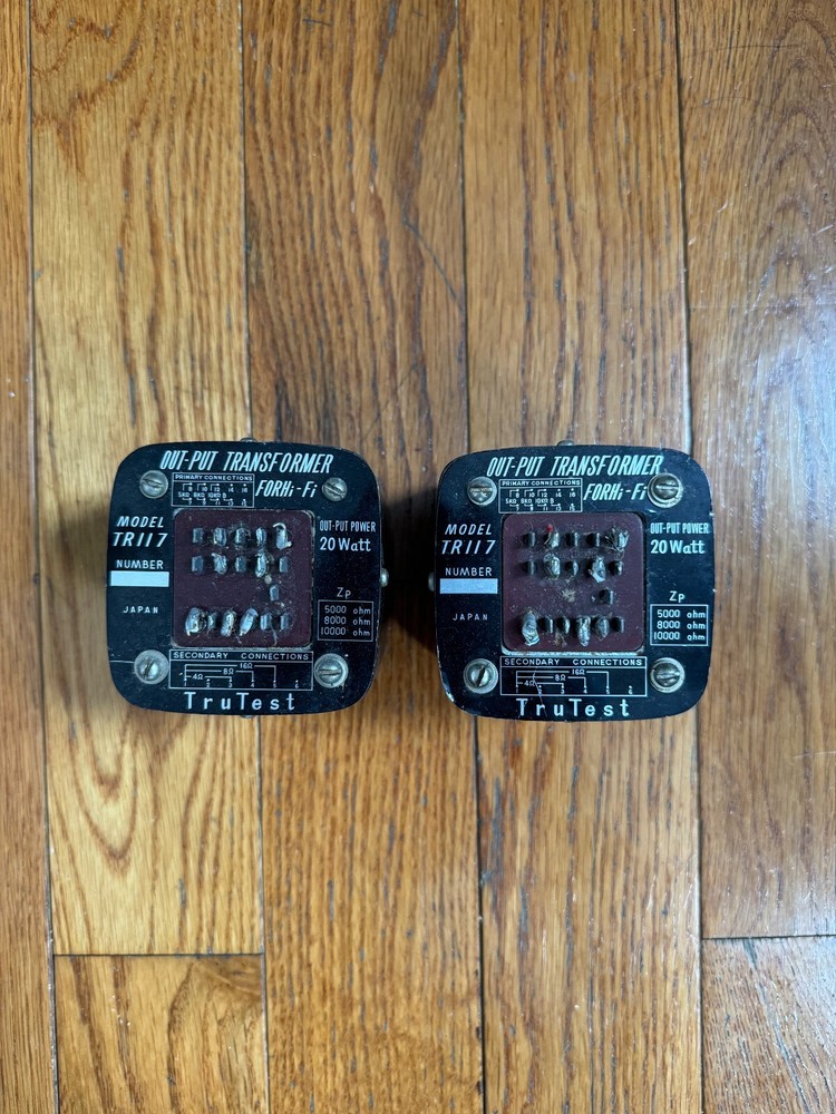 TruTest Model TR117 Output Transformer for Hi-Fi 20 Watt 5k, 8k, 10k Push Pull