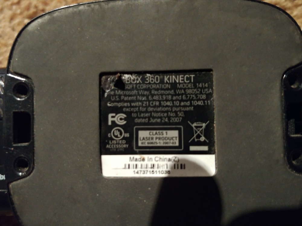 Microsoft Xbox 360 Kinect Motion Sensor Bar
