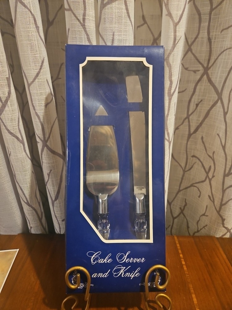 Cake Server & Knife Set/ STAINLESS STEEL