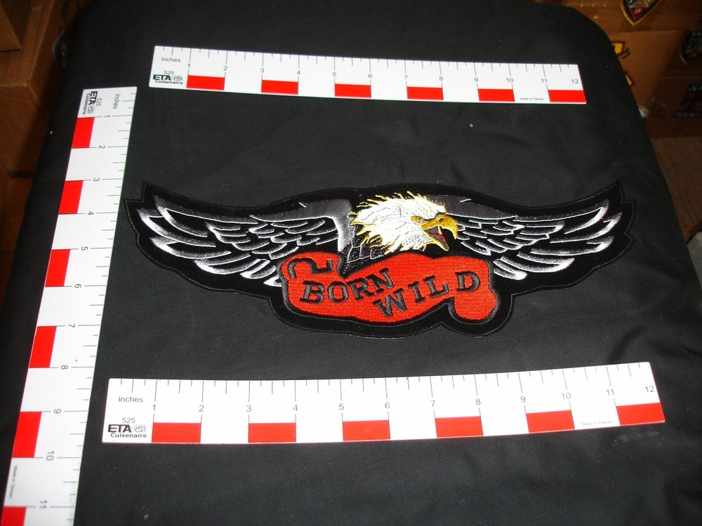 Eagle Biker Patch set Born to be wild three patch set collection