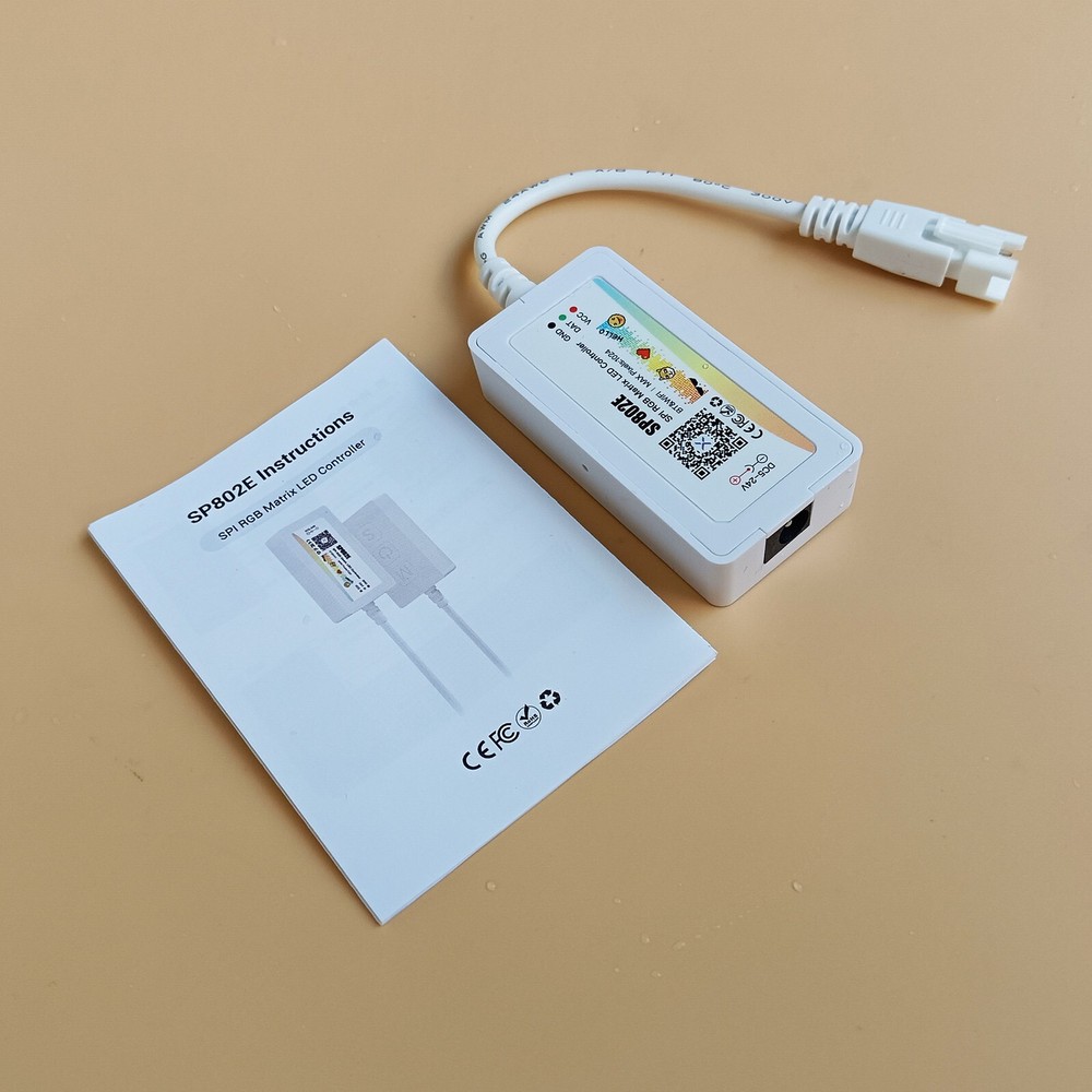 SP802E Controller Wifi Bluetooth App Addressable Display for 5V LED Panel Screen