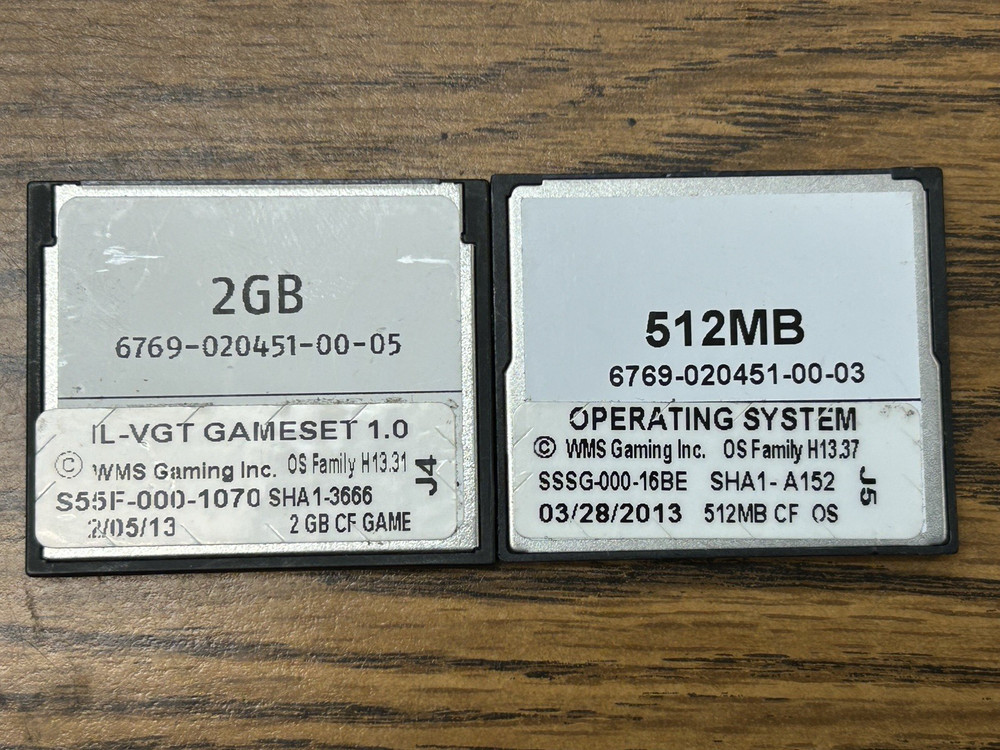 WMS BB2  MULTI GAME SOFTWARE 8 games