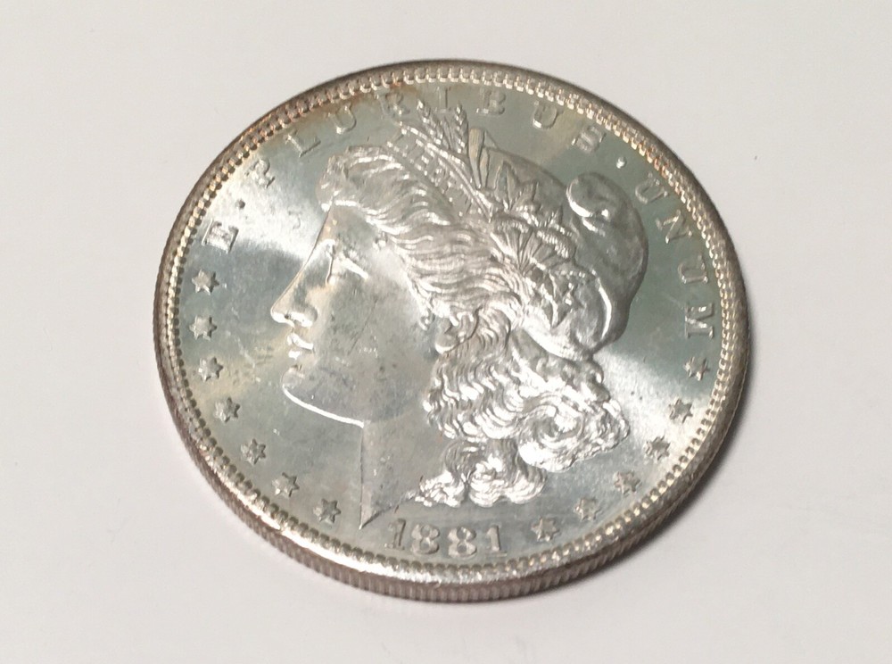 1881-S $1 Morgan Silver Dollar Gem BU Sharp Details Mirror-Like