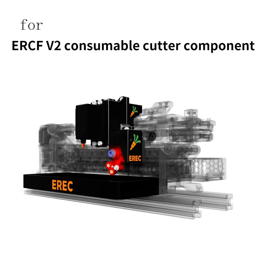 Multi-color Printing Cutter Assembly for ERCF V2.0 Voron 2.4 Trident 3D Printer