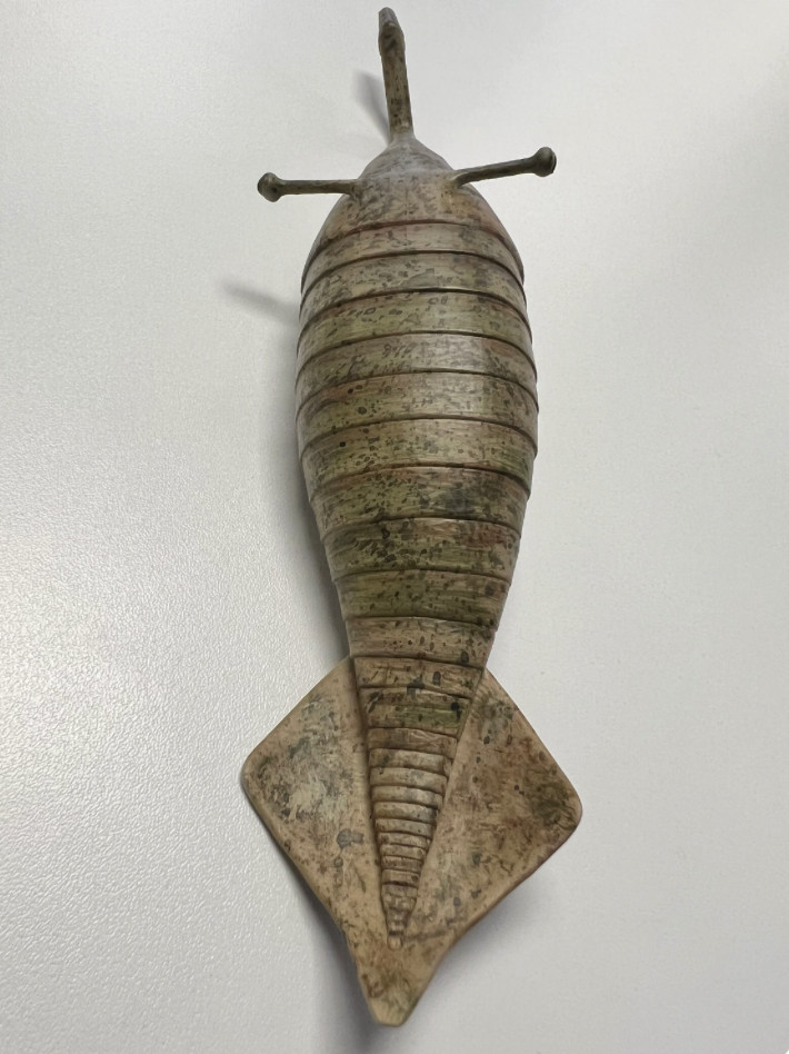 Tully Monster Extinct prehistoric 8" long!