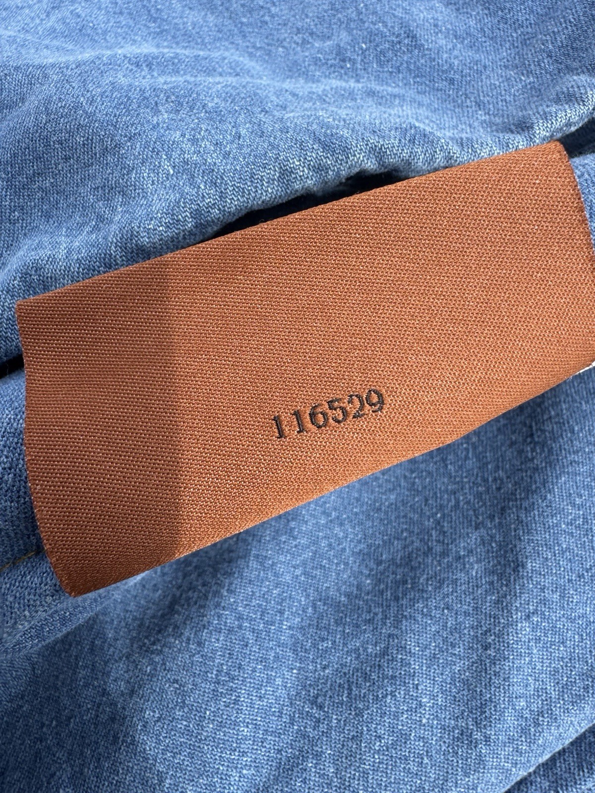 Vintage Full/Queen Size HEAVY Comforter Blue Denim Jean COTTON 84x96 USA! 1990’s