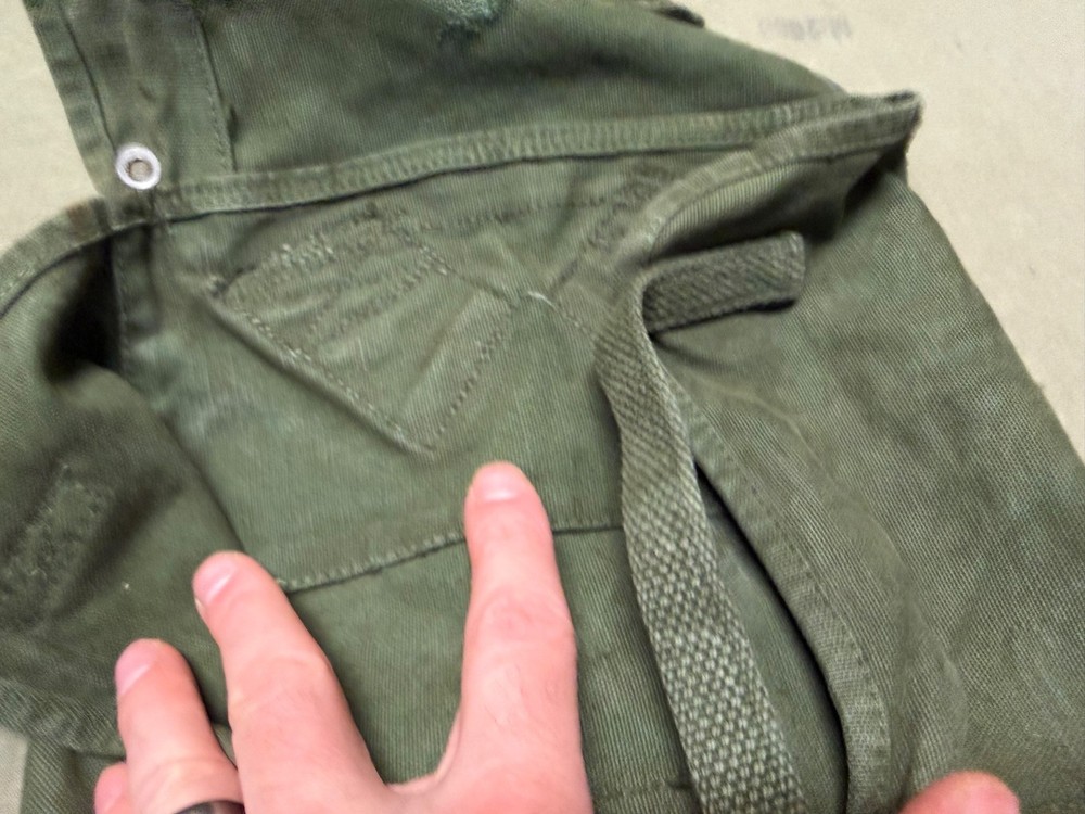 ORIGINAL WWII US ARMY M1942 COMBAT FIELD HAVERSACK BACKPACK-OD#7