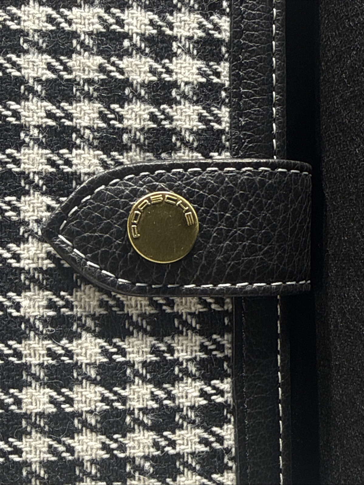 Genuine Porsche Document Wallet Pepita PCG48090100 NEW