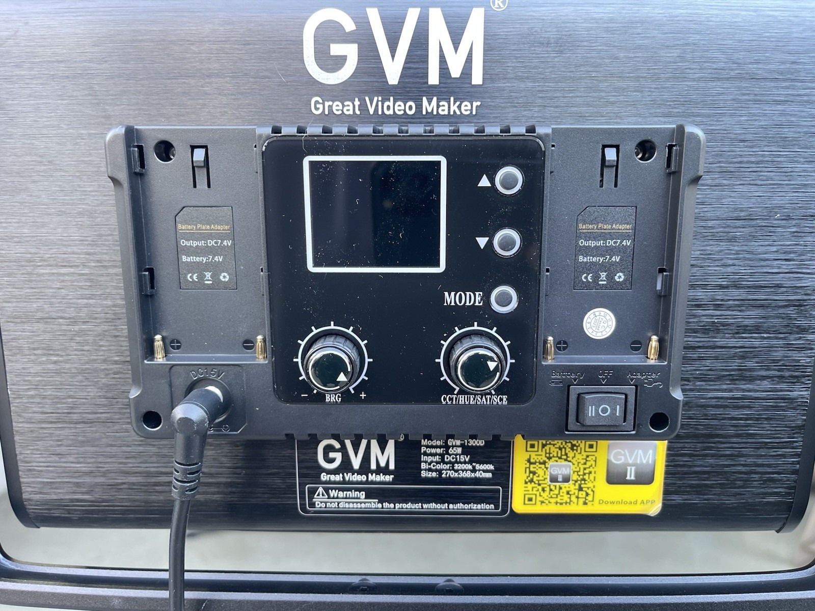 GVM 1300D RGB LED Video Light, 65W Video Lighting Kit with Bluetooth Control