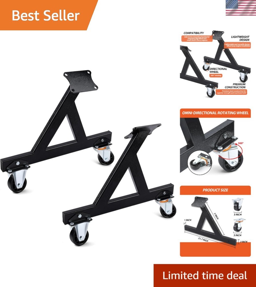 2 PCS LS Engine Mount Cradle - Precision Support for V8 Engines & Transmissions