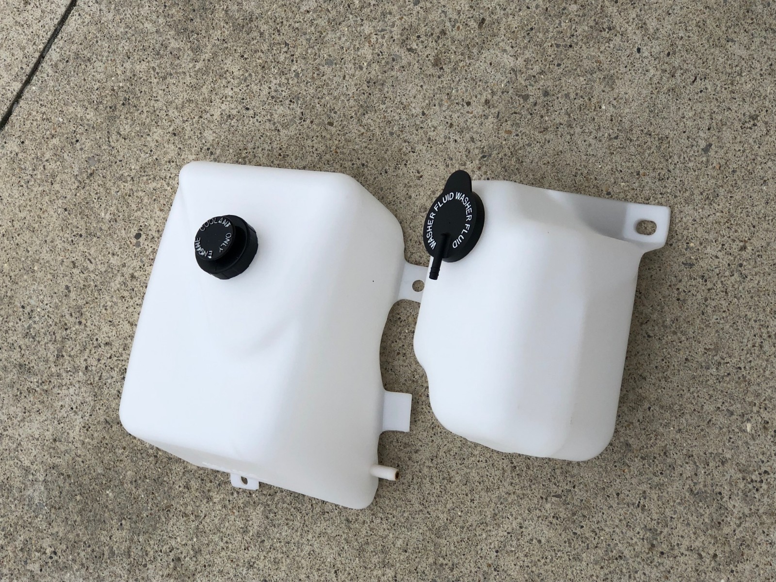 New Monte Carlo SS El Camino Coolant and Washer Fluid Bottle Tank Set with Lids