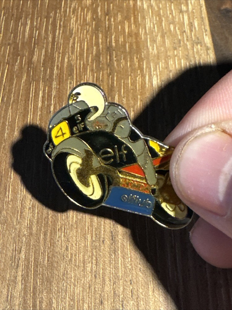 Honda Motorcycle Elf Race Pin