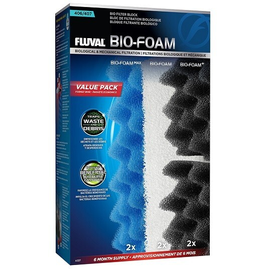 FLUVAL 406 - 407 BIO-FOAM VALUE PACK - A337