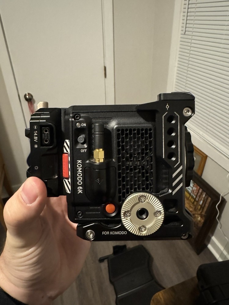 RED KOMODO 6K w/ CAGE & ACCESSORIES, GREAT CONDITION