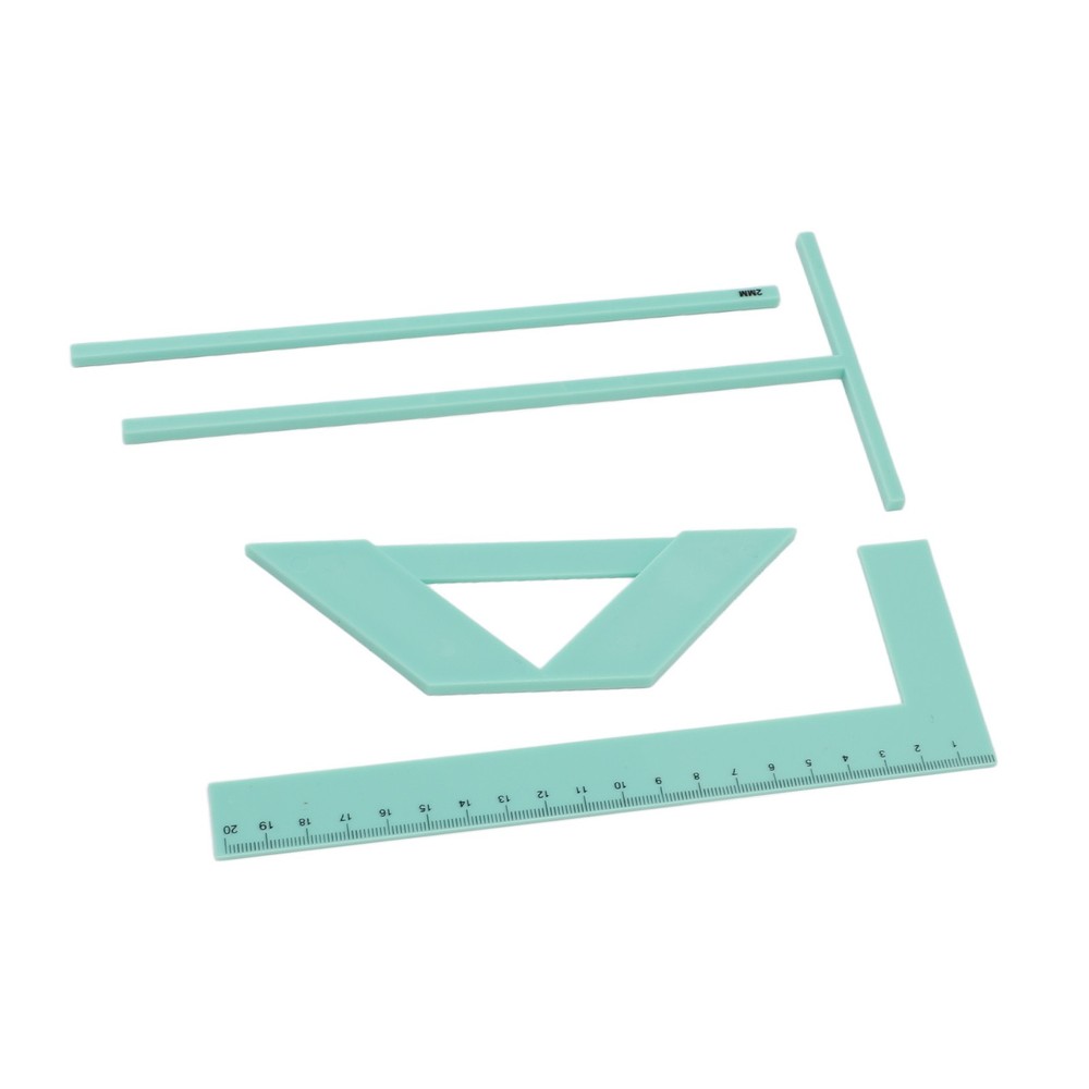 Complete Bookbinding Ruler Kit Acrylic Multifunctional Book Cover Maker Kit WT