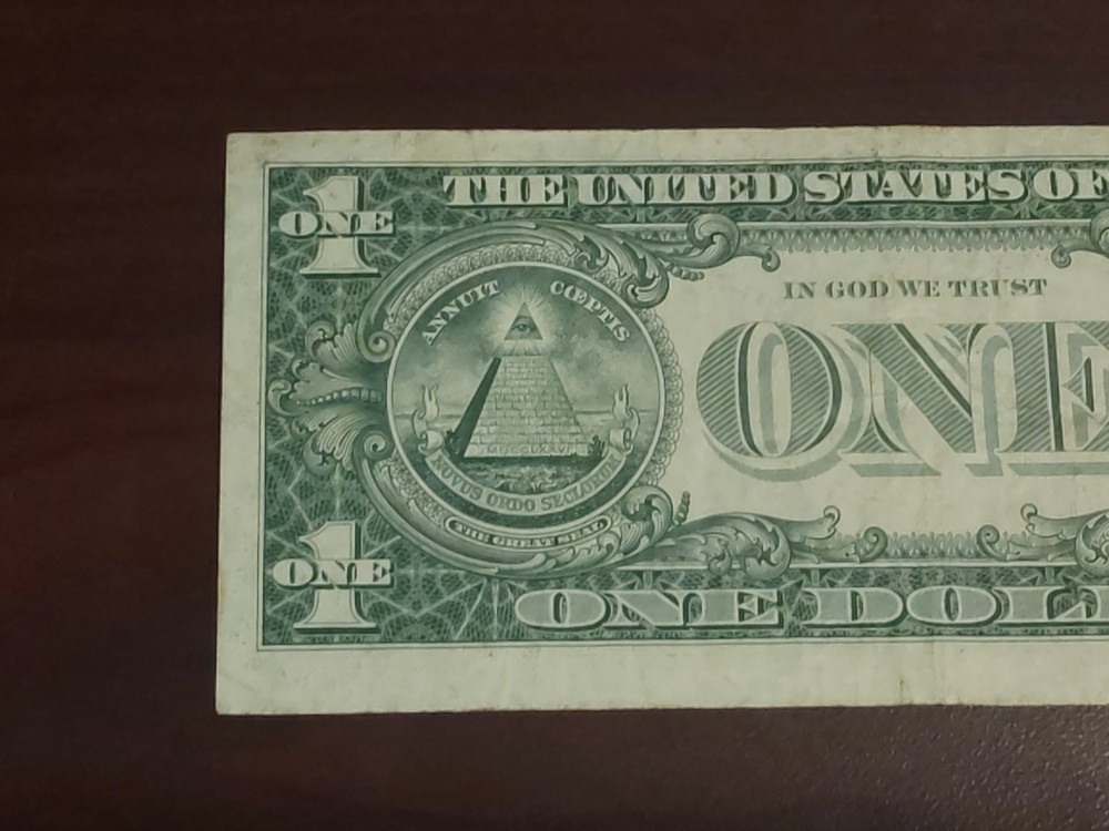 1974 $1 Bill - Cutting Error & Shifted Overprint! MAJOR MULTI-ERROR NOTE! 1