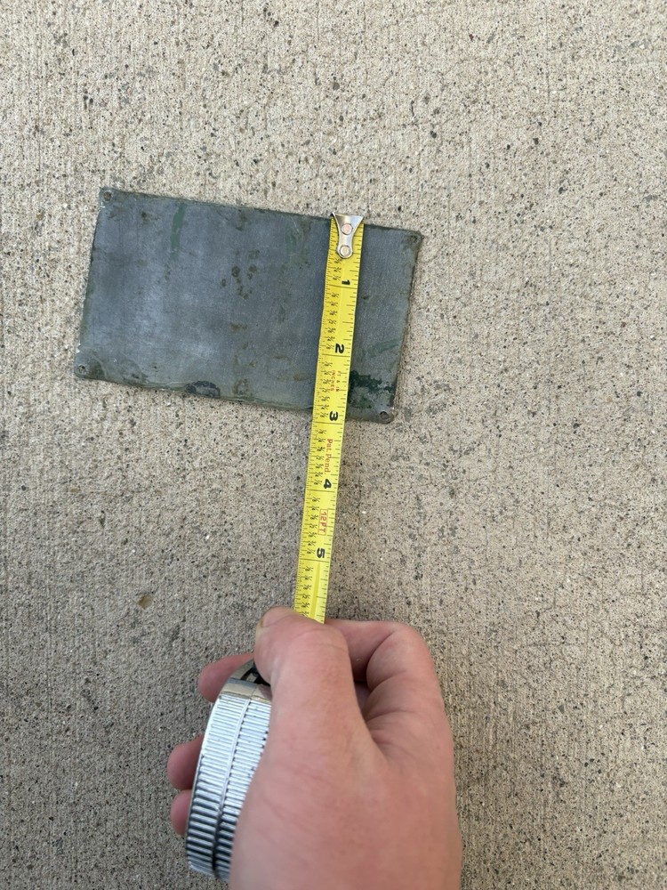 WW2 Era Van Norman War Finish Machine Plate