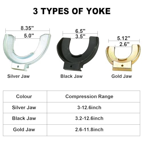 Macpherson Strut Spring Compressor Kit Interchangeable Fork Coil Extractor