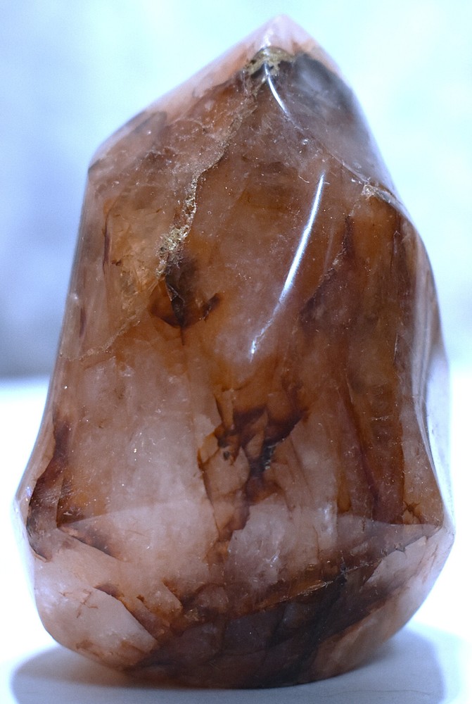 Beautiful Fire Quartz Flame 3.2"/390 Grams