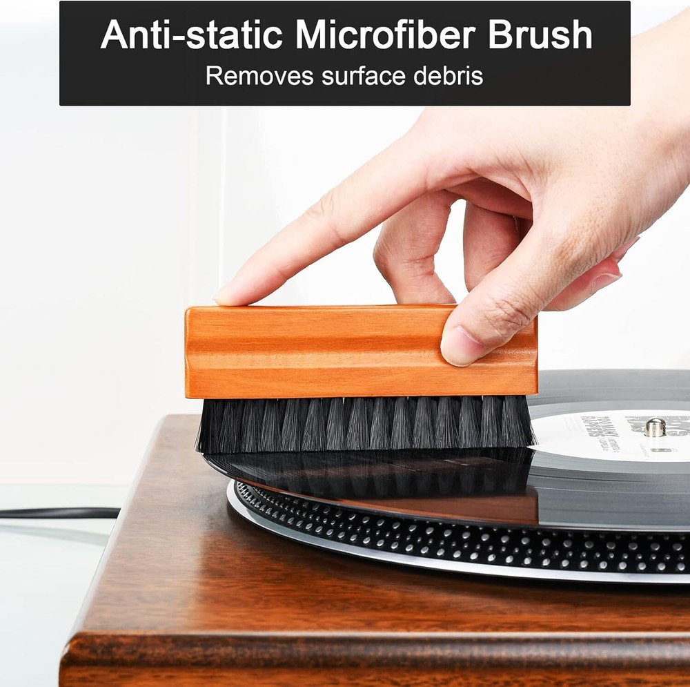 Vinyl Record Cleaning Kit Complete 7in1 Vinyl Record Cleaner Solution