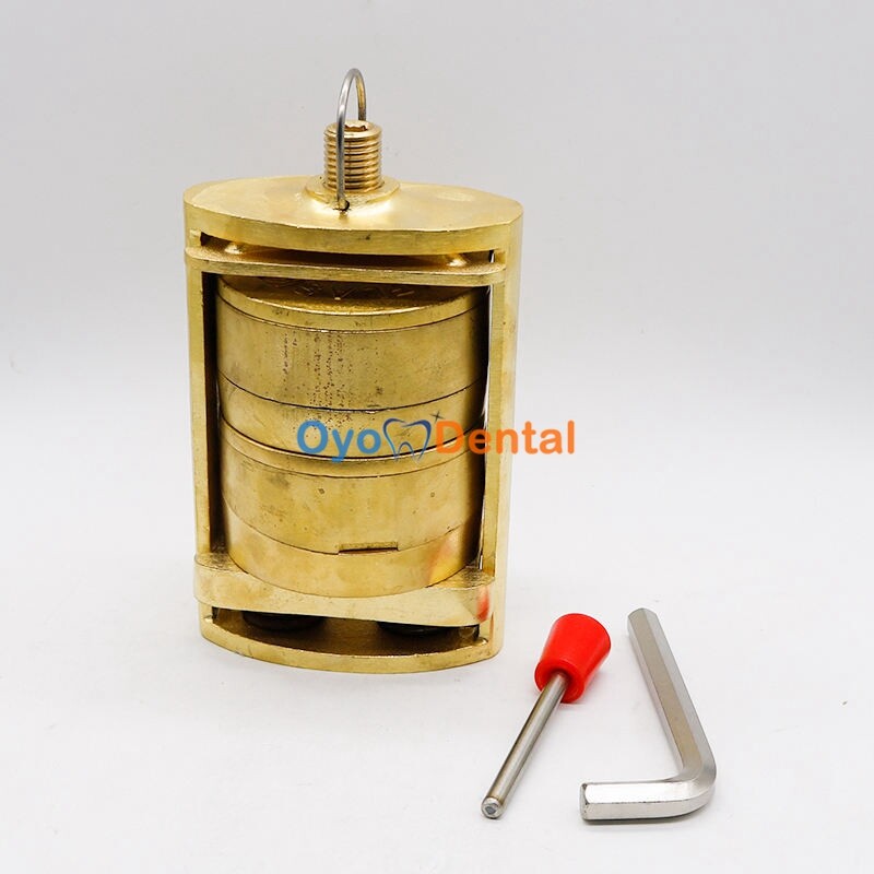 Dental Laboratory Double Layer Denture Press Compress with Double Ejector Flask