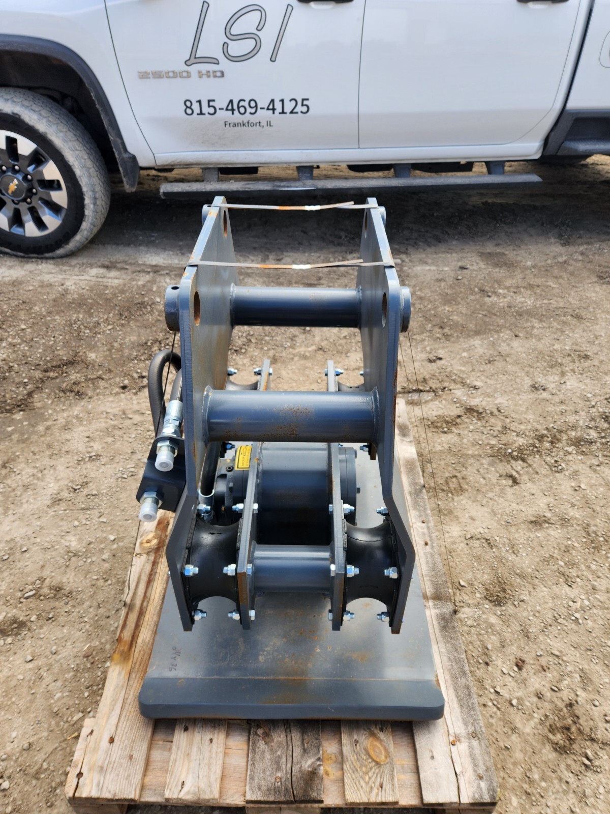 New GENTEC GE970 Excavator Hydraulic Vibratory Plate Trench Compactor 50mm pin