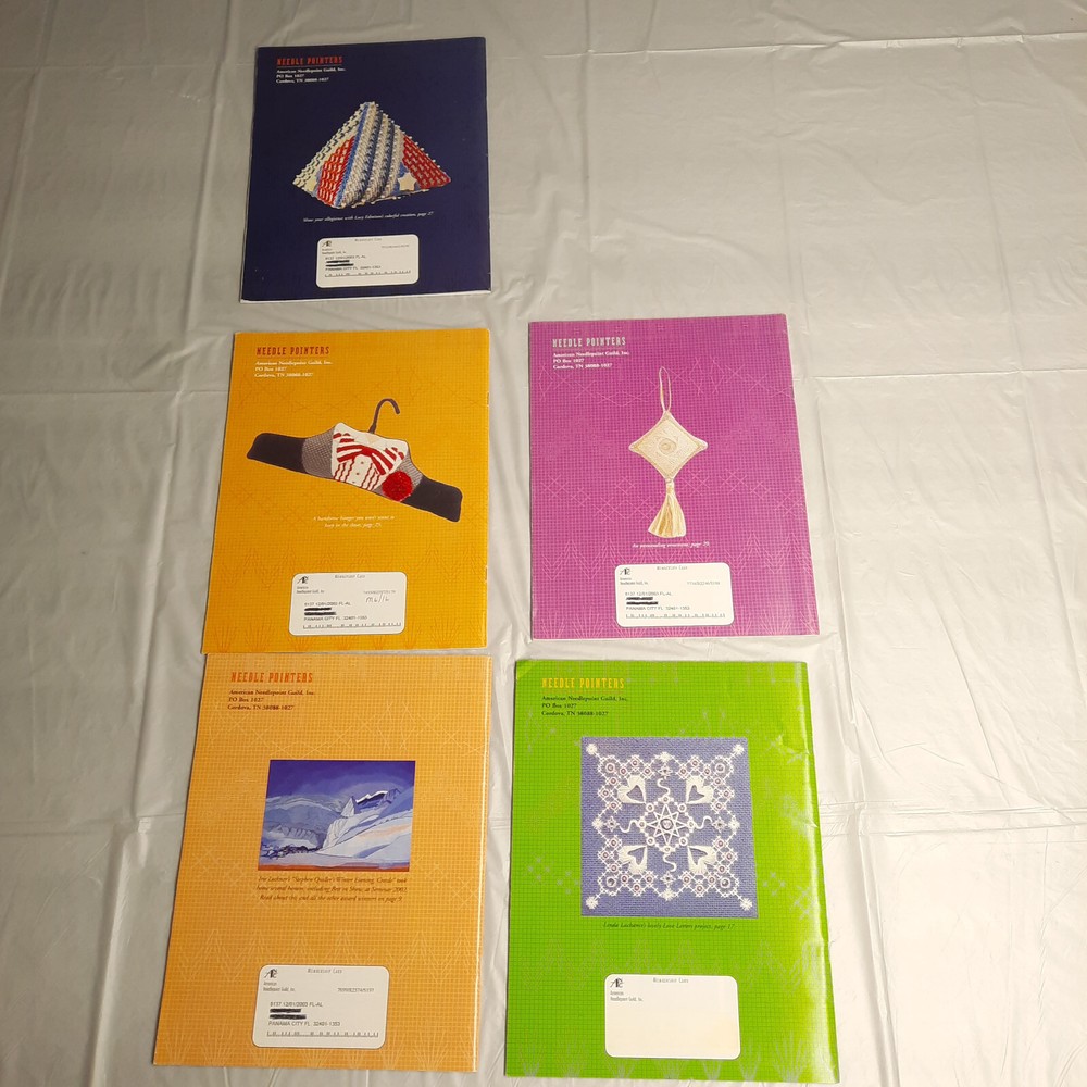Needle Pointers Magazine Lot 2003 Partial Year 5 Issues