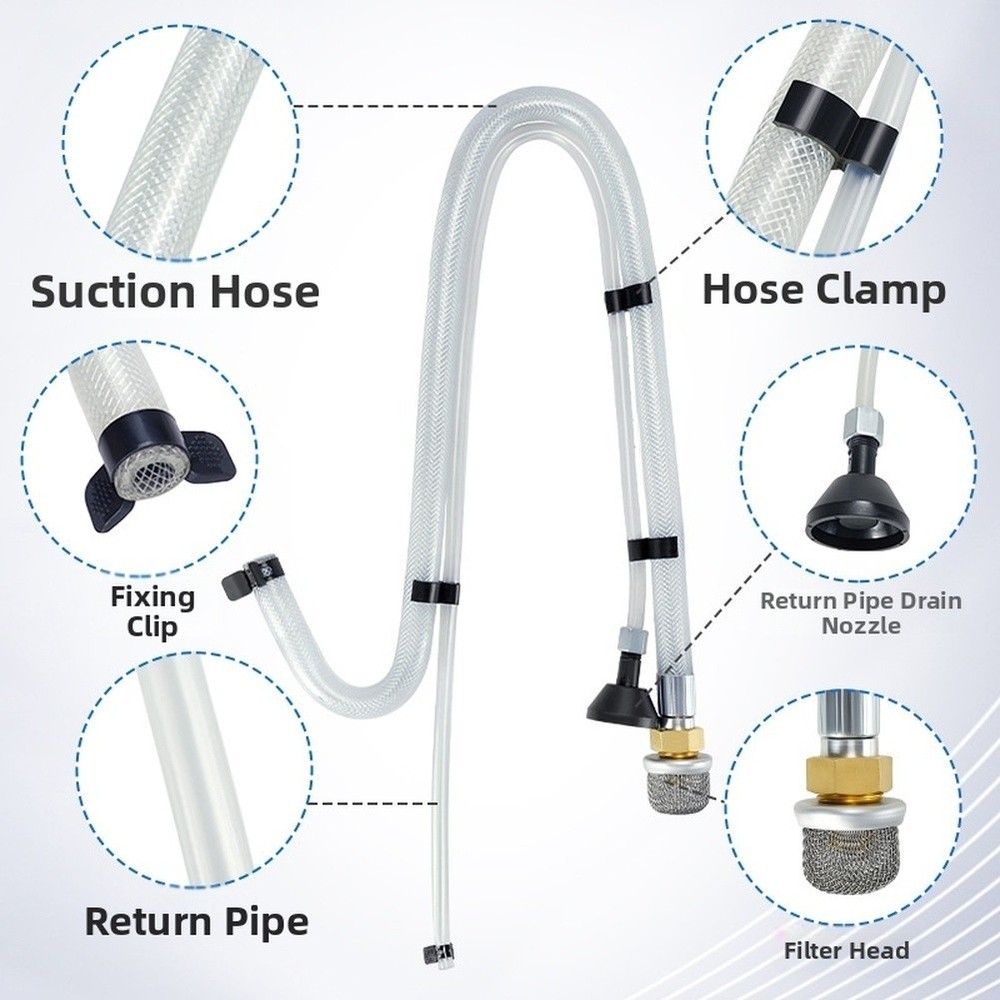 Return Pipe 92cm with 0.6cm Orifice for Airless Spray System Maintenance