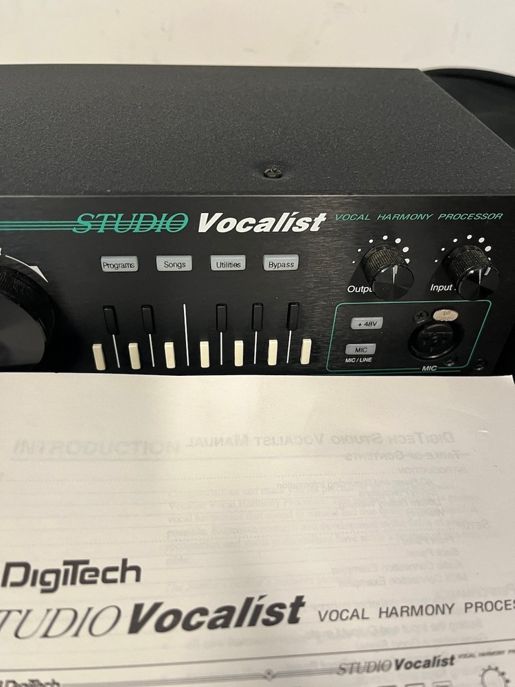 DigiTech Studio Vocalist Vocal Harmonizer Rack Mount Effect Processor W/Manual